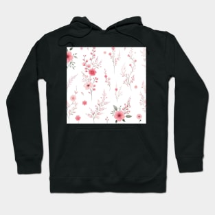 Pink Flowers Hoodie